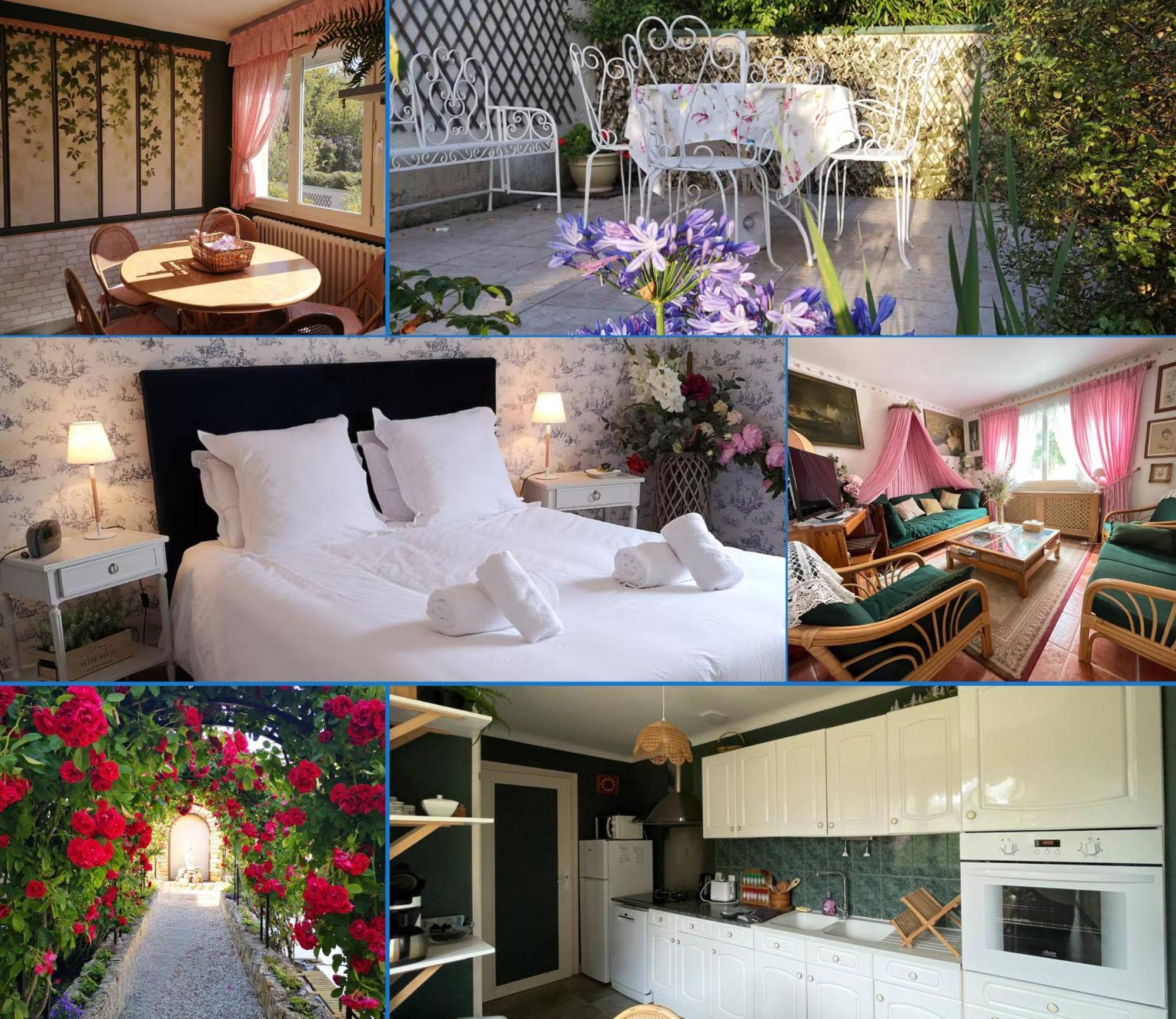 La Roseliere Maison Plain Pied Confortable Belle Decoration Jardin Magnifique 10 Mn A Pied Centre Ville Bayeux Proche Plages Du Debarquement Buitenkant foto